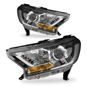 Jogo Farol Ranger 2016 2017 2018 2019 Cromado Com Seta Âmbar