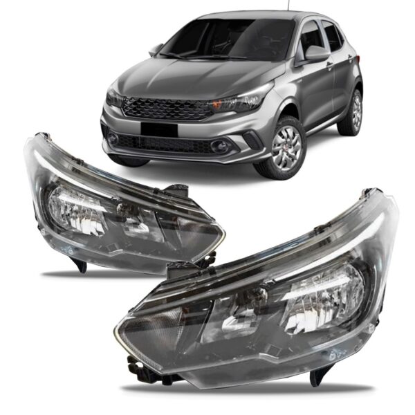 Par Farol Argo Cronos 2017 2018 2019 Manual Com Led