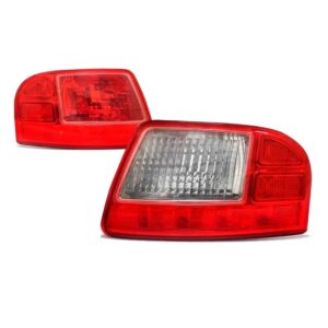 Par Refletor Parachoque Traseiro Aircross 2011 12 13 14 2015 Par Vermelho Branco