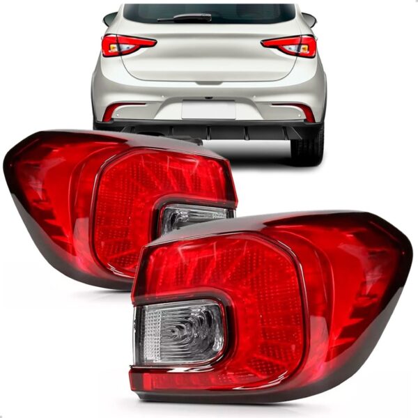 Par Sinaleira Traseira Canto Argo 17 18 19 20 A 23 Cristal