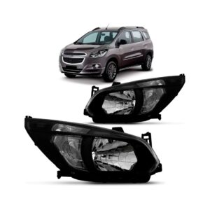 Par Farol Spin 2012 2013 2014 2015 2016 Manual Mascara Negra