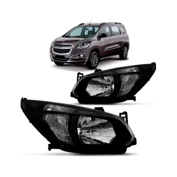 Par Farol Spin 2012 2013 2014 2015 2016 Manual Mascara Negra