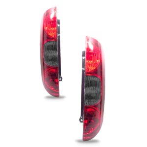 Par Sinaleira Traseira Para Fiorino 2014 A 2021 Fume 3 Furos Ambos Lados