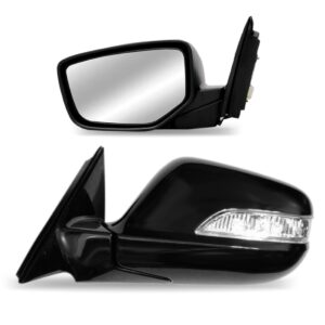 Par Retrovisor Accord 08 A 11 Retrátil C/sinaleira Capa Pta