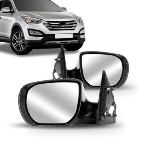 Par Retrovisor Santa Fe 2013 A 14 Elet Ret C/sinaleira Aque
