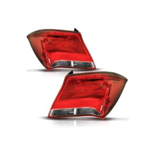 Par Lanterna Traseira Prisma 2017 A 2019 Bicolor Com Soquete