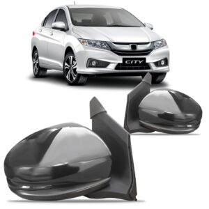 Par Retrovisor City 14 A 16 Elétrico Retrátil Com Sinaleira