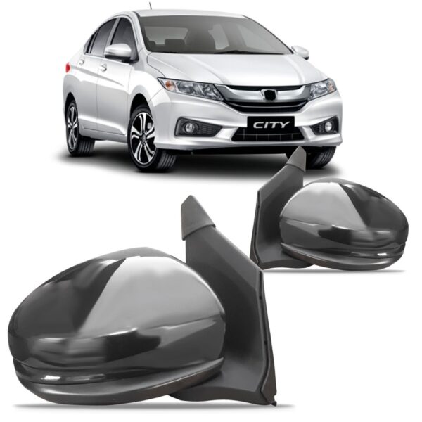 Par Retrovisor City 14 A 16 Elétrico Retrátil Com Sinaleira