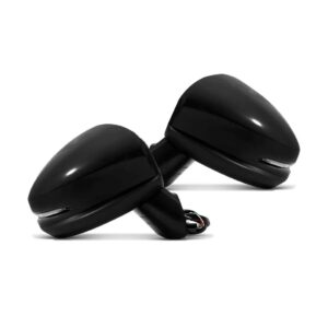 Par Retrovisor Fit 14 A 2021 Eletrico C/sinaleira Capa Preta