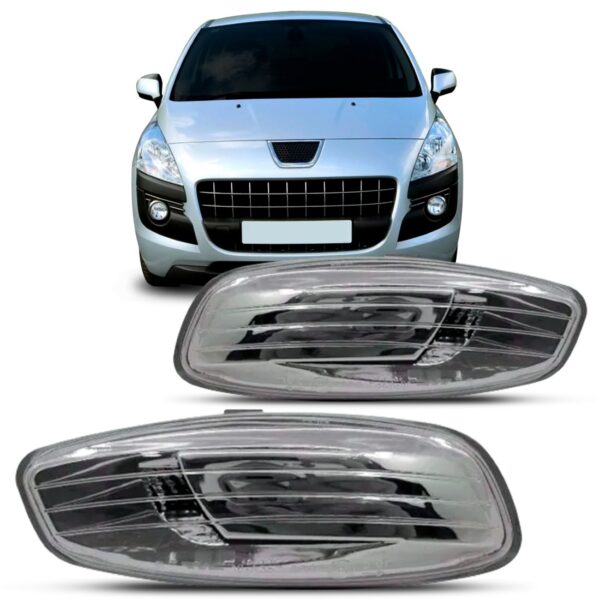 Par Sinaleira Retrovisor Peugeot 3008 09 10 12 A 15 16 17