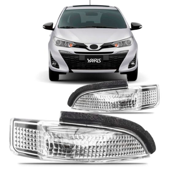 Par Pisca Retrovisor Yaris 2018 2019 20 2021 2022 2023 2024