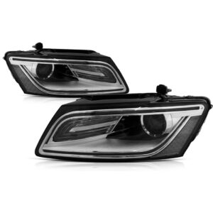 Par Farol Para Audi Q5 13 A 16 Eletrico Com Led Com Motor