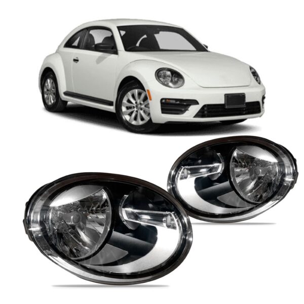 Par Farol Fusca New Beetle 2013  A 2016 Eletrico C/motor