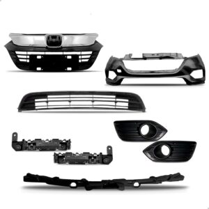 Kit Envolvente + Grade + Moldura Hrv 2019 2020 2021 Novo Preto