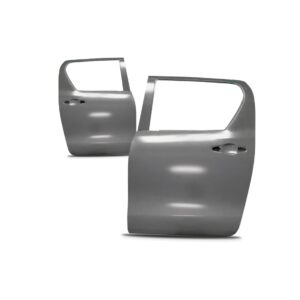 Par Porta Traseira Hilux Pick Up 2016 17 18 19 20 21 22 2023 Ambos Os Lados Preto