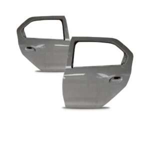 Par Porta Traseira Logan 2014 15 16 17 18 19 20 21 2022 Traseira Ambos Os Lados Preto