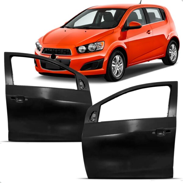 Par Porta Dianteira Sonic 2012 2013 2014 Preto