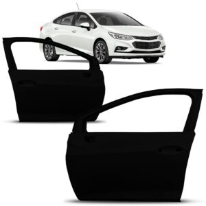 Par Porta Dianteira Cruze Sedan / Hatch 2016 2017 A 2020 Dianteira Preto