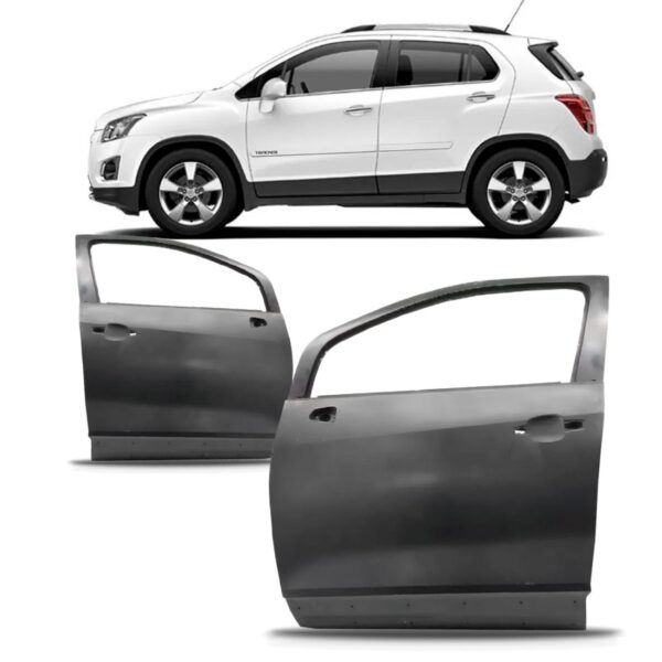 Par Porta Dianteira Tracker 2014 2015 2016 2017 2018 2019 Preto