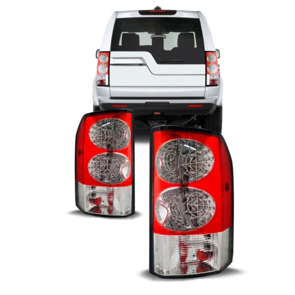 Par Sinaleira Traseira Discovery 4 2010 A 16 Cristal C/ Led Bicolor