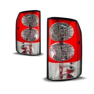 Par Sinaleira Traseira Discovery 4 2010 A 16 Cristal C/ Led Bicolor