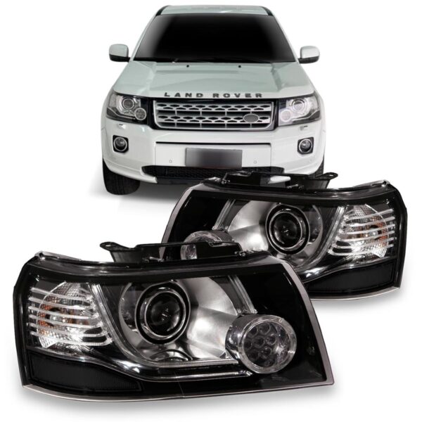 Par Farol Freelander 2 2006 A 2013 D3s C/ Led Crom. 12 Pinos