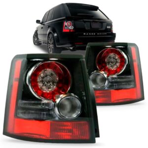 Par Sinaleira Traseira Range Rover Sport 2009 A 2013 Com Led Fumê