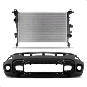 Kit Envolvente C/ Radiador Jeep Renegade 2015 A 2019 Gasol. Preto