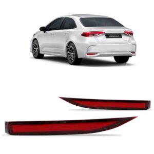 Par Sinaleira Refletor Traseiro Corolla 2020 A 2021