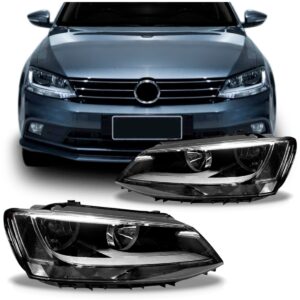 Par Farol Jetta 2016 2017 2018 Manual Com Led Mega Desconto