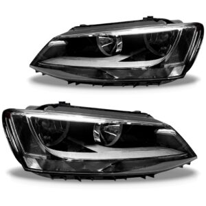 Par Farol Jetta 2016 2017 2018 Manual Com Led Mega Desconto