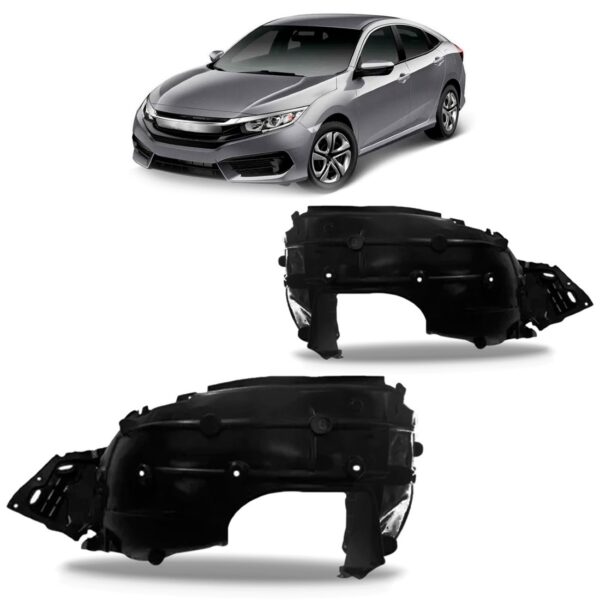 Par Aparabarro Dianteiro Civic 2016 2017 2018