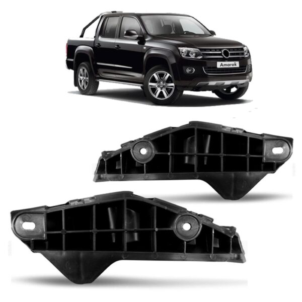 Par Guia Suporte Parachoque Dianteiro Amarok 2010 A 2017