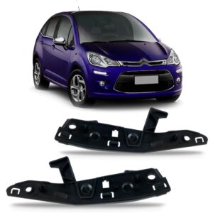 Par Guia Suporte Parachoque Dianteiro C3 2013 14 15 16 2017