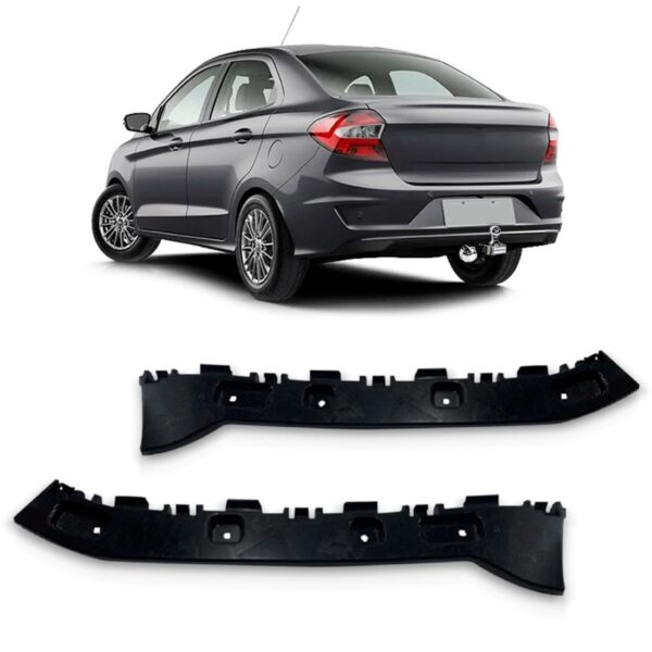 Par Guia Suporte Parachoque Traseiro Ka 15/2018 Sedan Oferta