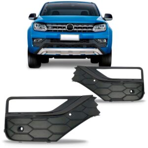 Jogo Tela Moldura Lateral Amarok 2017/2019 C/furo C/sensor Preto Ambos Os Lados