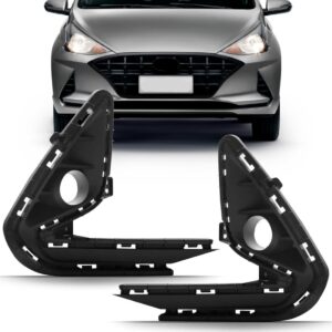 Par Tela Frontal Lateral Parachoque Dianteiro Hb20 2020 2021 Preto