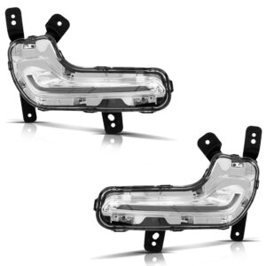 Par Farol Milha Drl Led Para Chevrolet Onix 2020 21 22 23 24