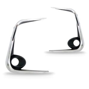 Par Moldura Lateral Parachoque Dianteiro Corolla  2020 2021 Preto Ambos Os Lados