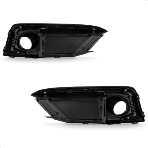 Par Moldura Farol De Milha Civic 2019 A 2022 C/ Furo Milha Preto