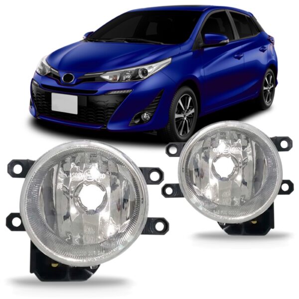 Par Farol Milha Auxiliar Neblina Yaris 2018 09 2020 Promoção