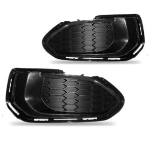 Par Moldura Farol Milha Fit 2020 A 2021 Sem Furo C/ Garantia Preto