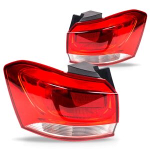 Par Lanterna Traseira Spin 2019 A 2020 Canto Borda Vermelha Vermelho