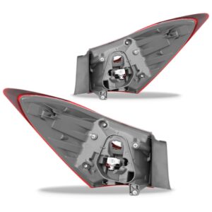 Par Lanterna Traseira Corolla 2014 2015 2016 2017 Com Led Direito Preto