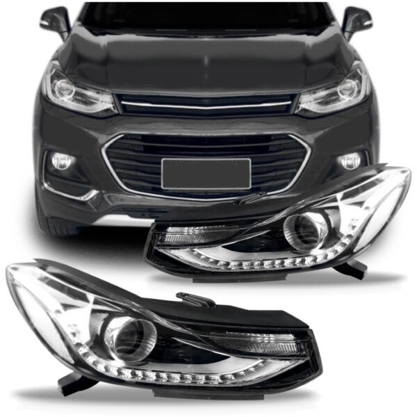 Par Farol Tracker 2017 2018 2019 Elétrico Com Motor