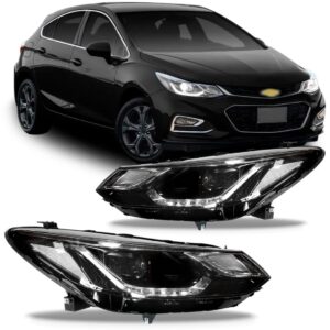 Par Farol Cruze Elétrico Com Motor 2017 2018 2019 - Esquerdo