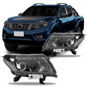 Jogo Farol Frontier Attack Mascara Negra Manual S Led 17/19