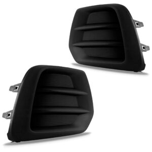 Par Moldura Farol Milha Tracker 2017 A 2020 C/ Furo S/ Friso Preto