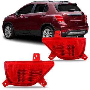 Par Sinaleira Do Parachoque Traseiro Tracker 2017 2018 2019 Rubi