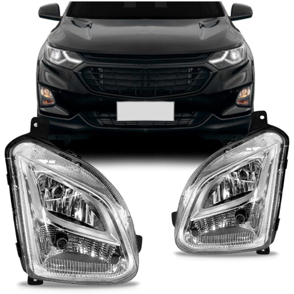 Par Farol Milha Auxiliar Equinox 2017 2018 2019 2020